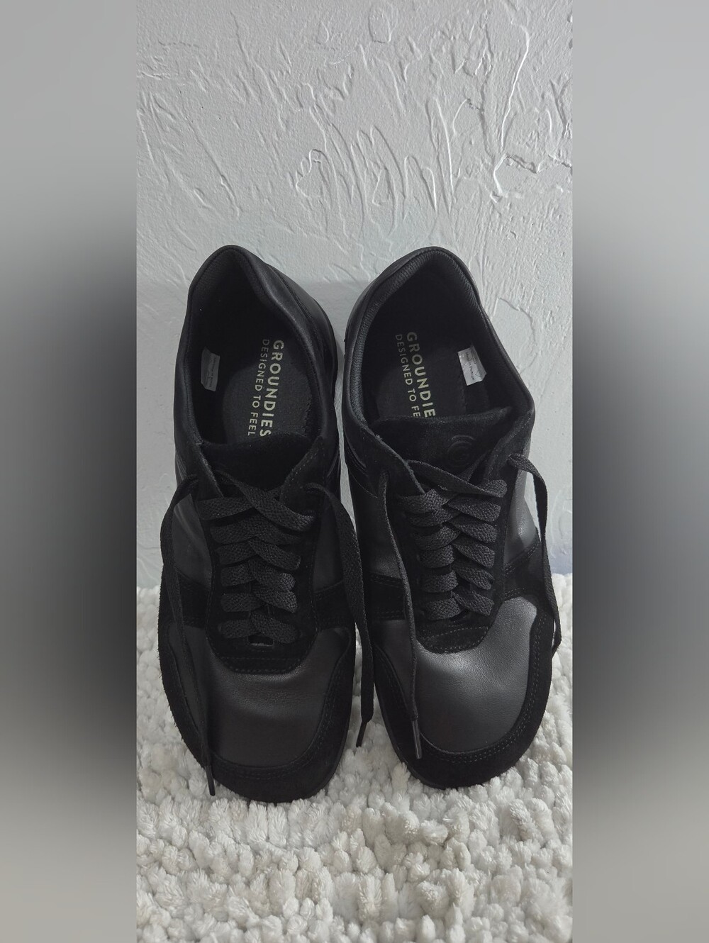 Groundies Women’s Barefoot Sneakers Size 9 Black Minimalist Flexible Comfort